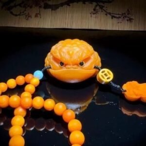 文玩竹根雕竹雕蟾蜍实心竹雕盘玩三足金蟾手把件玉竹把件