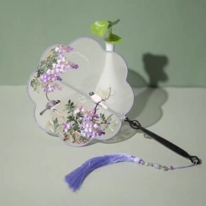 苏绣扇子纯手工双面精品