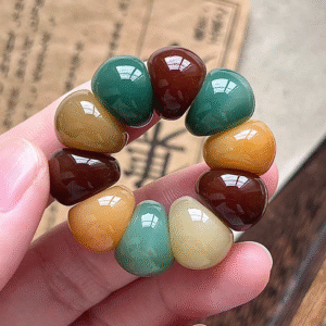 山竹文玩念珠女盘玩手捻